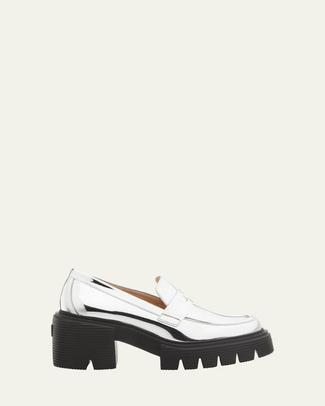 Soho Metallic Casual Penny Loafers